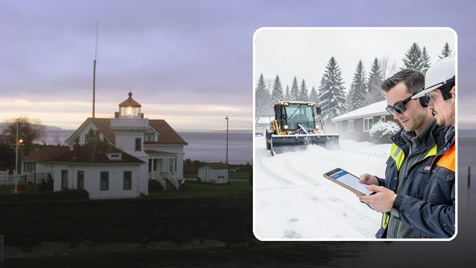 Pay-Per-Event Snow Removal in Mukilteo, Snohomish County, WA - An open account that bills you separately for each qualifying snowfall, so your cost tracks the winter's actual weather.