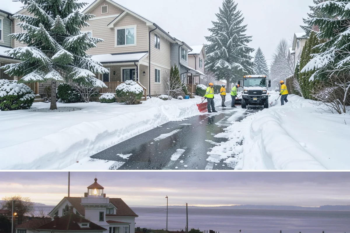Pay-Per-Event Snow Removal in Mukilteo, Snohomish County, WA - Enrollment is smart before the December-through-January window when lowland Puget Sound snow is most likely to arrive.