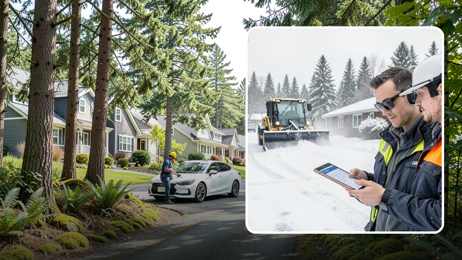 Pay-Per-Event Snow Removal in Normandy Park, King County, WA - An open account that bills you separately for each qualifying snowfall, so your cost tracks the winter's actual weather.