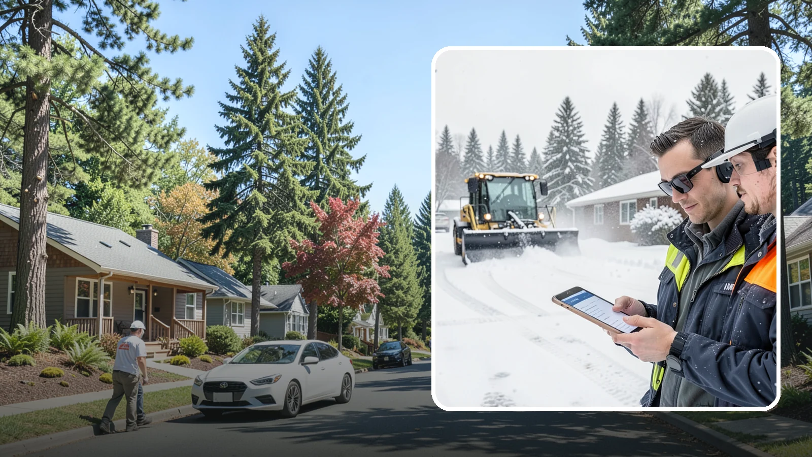Pay-Per-Event Snow Removal in Orting, Pierce County, WA - An open account that bills you separately for each qualifying snowfall, so your cost tracks the winter's actual weather.