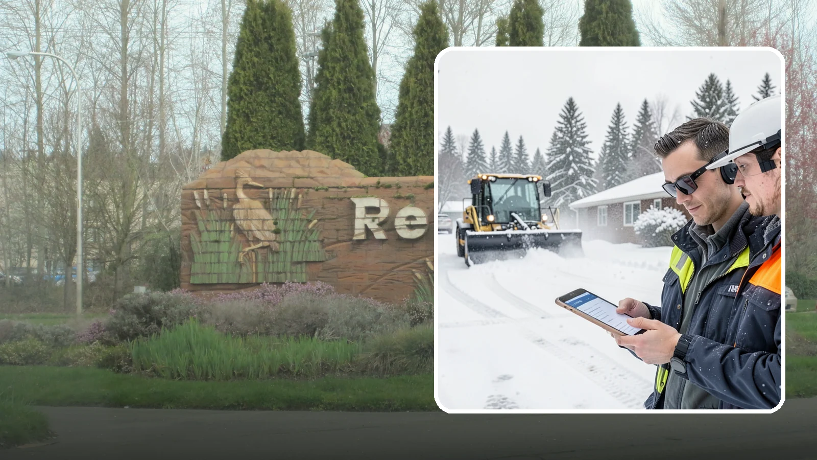 Pay-Per-Event Snow Removal in Renton, King County, WA - An open account that bills you separately for each qualifying snowfall, so your cost tracks the winter's actual weather.