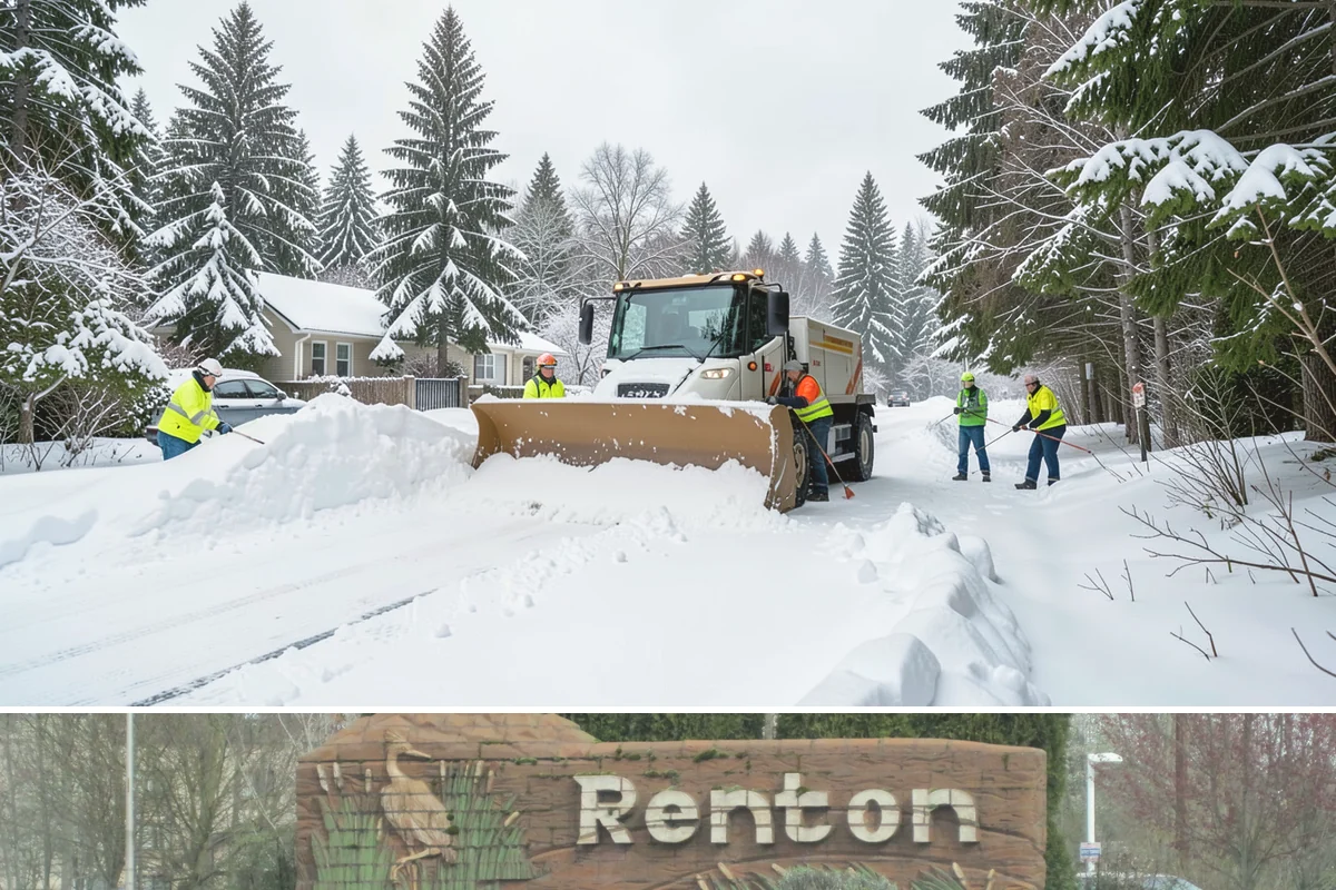 Pay-Per-Event Snow Removal in Renton, King County, WA - Enrollment is smart before the December-through-January window when lowland Puget Sound snow is most likely to arrive.