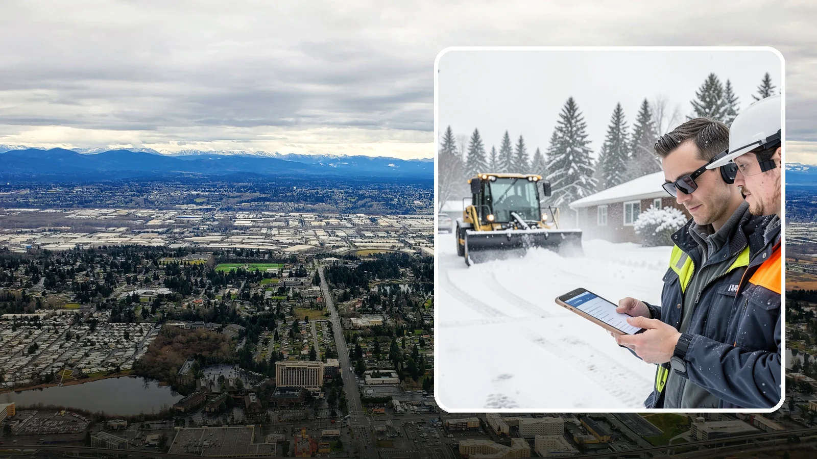 Pay-Per-Event Snow Removal in SeaTac, King County, WA - An open account that bills you separately for each qualifying snowfall, so your cost tracks the winter's actual weather.