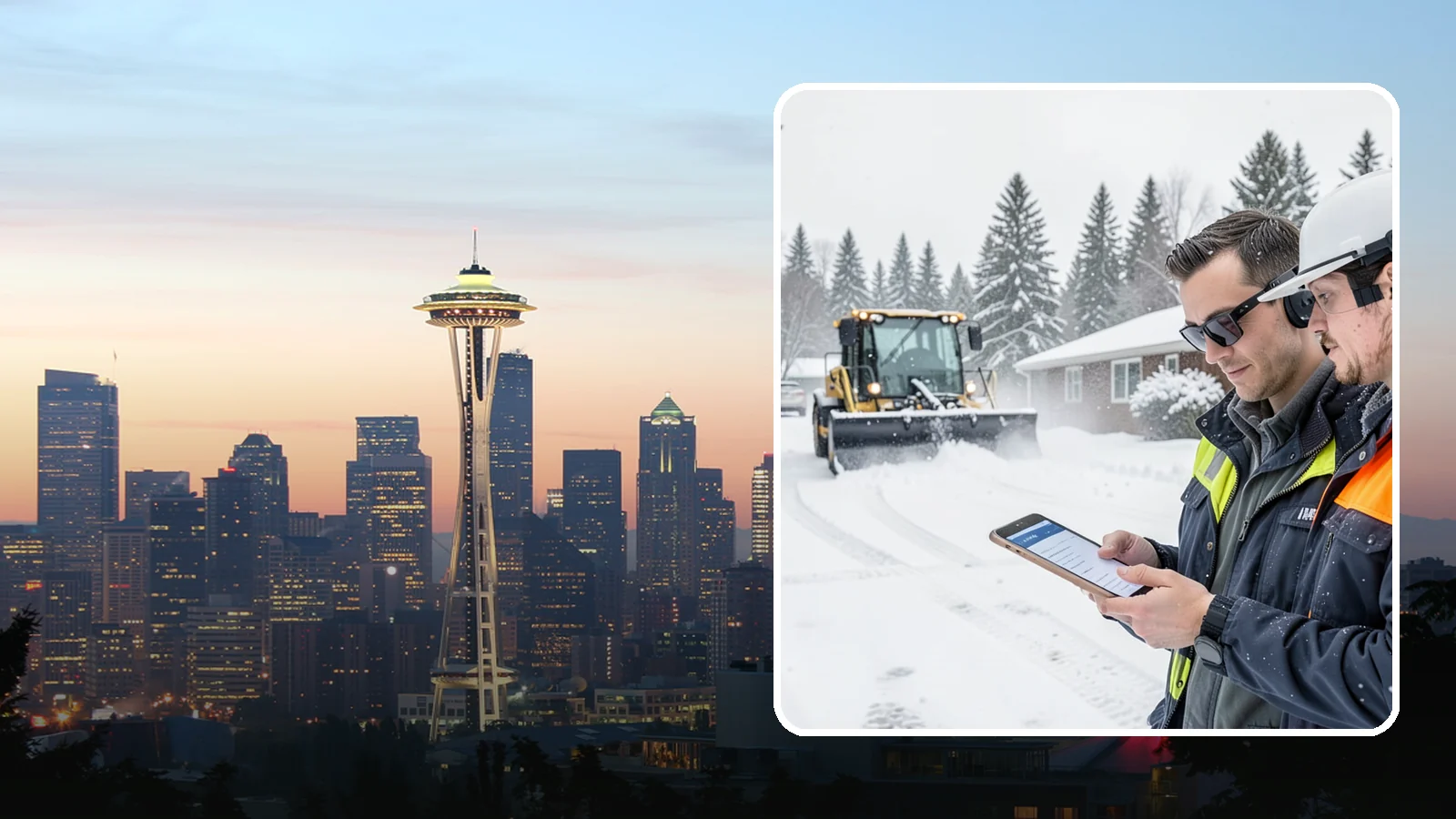 Pay-Per-Event Snow Removal in Seattle, King County, WA - An open account that bills you separately for each qualifying snowfall, so your cost tracks the winter's actual weather.