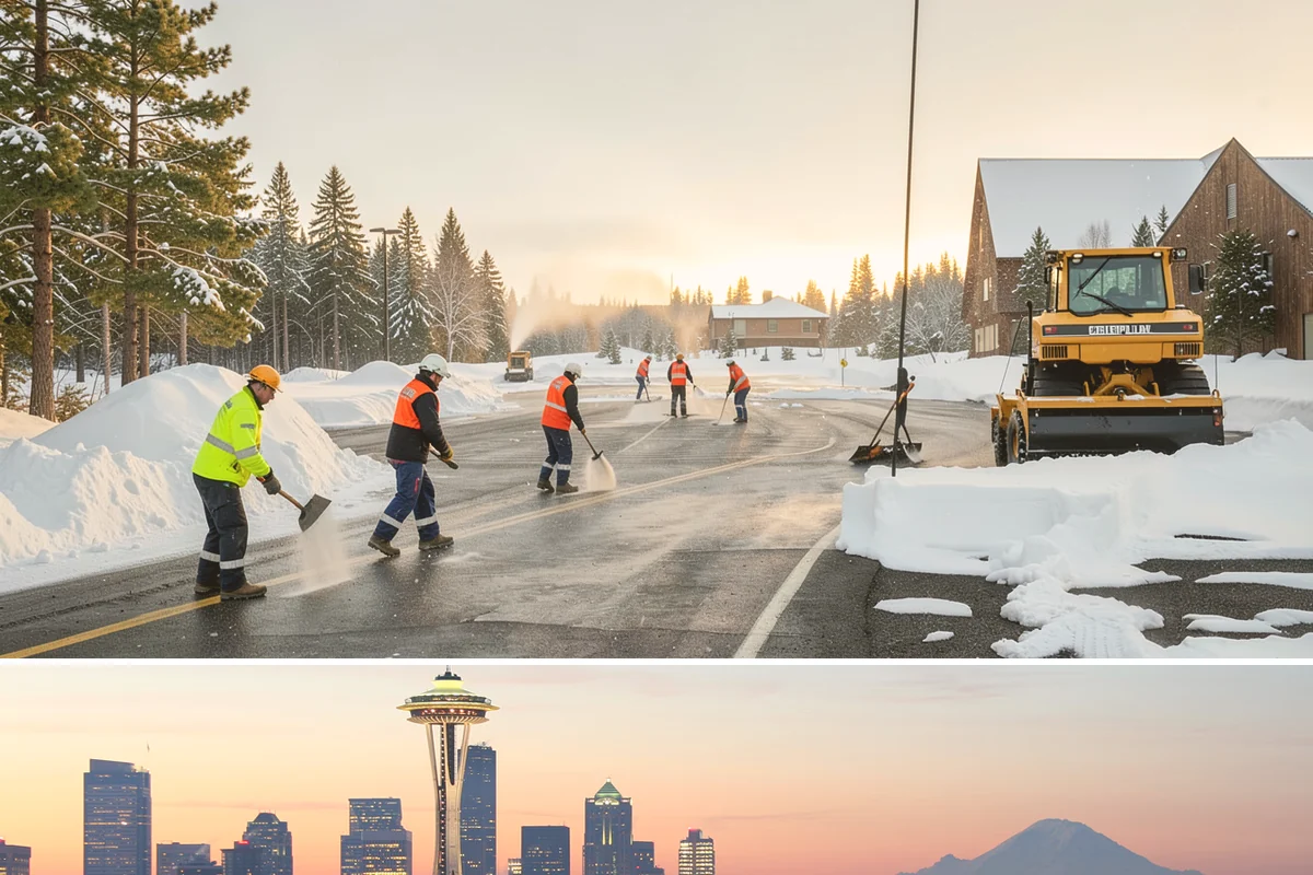 Pay-Per-Event Snow Removal in Seattle, King County, WA - Enrollment is smart before the December-through-January window when lowland Puget Sound snow is most likely to arrive.