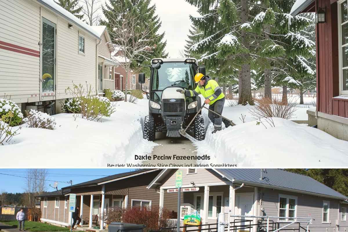 Pay-Per-Event Snow Removal in South Prairie, Pierce County, WA - Enrollment is smart before the December-through-January window when lowland Puget Sound snow is most likely to arrive.