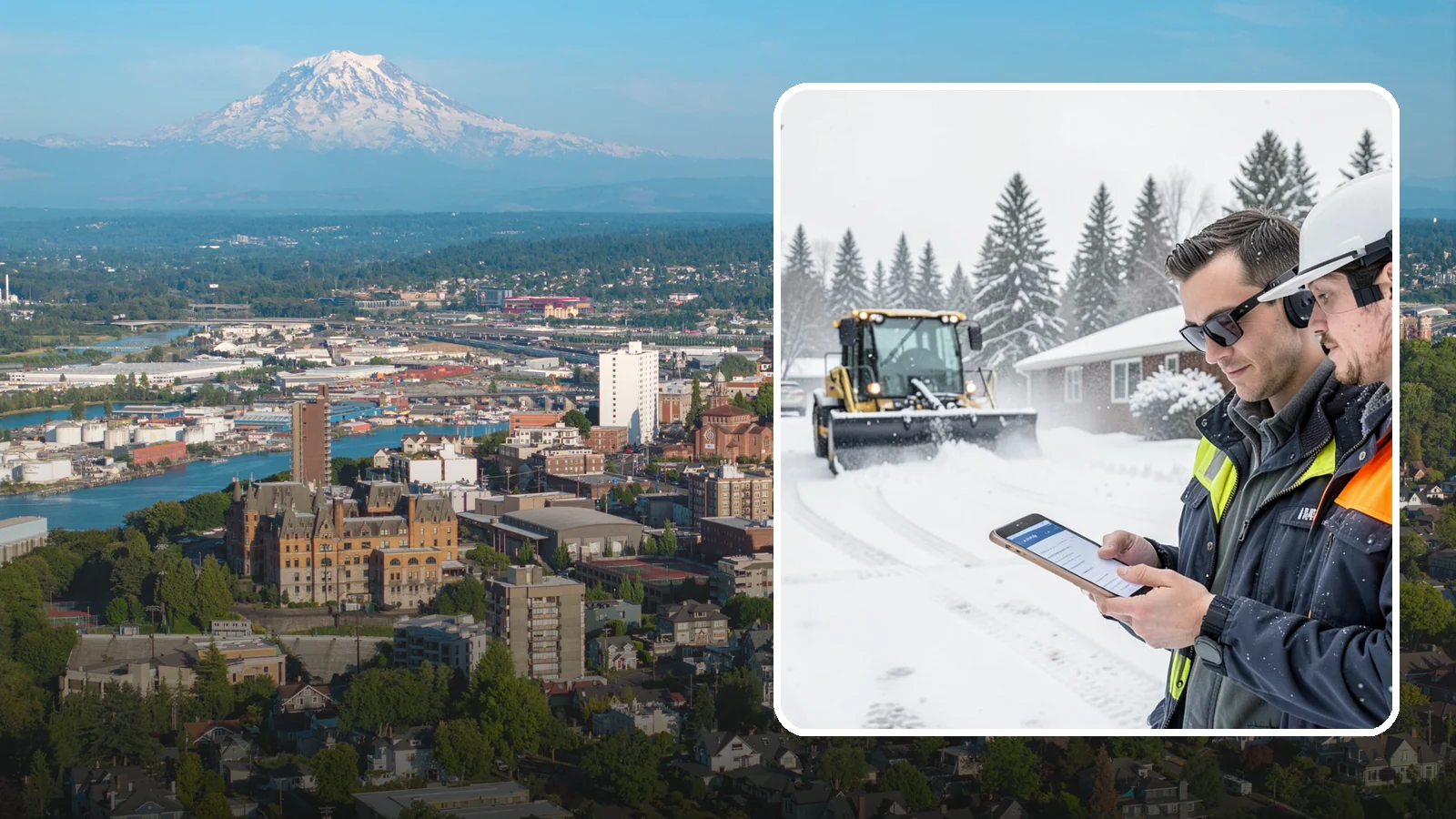 Pay-Per-Event Snow Removal in Tacoma, Pierce County, WA - An open account that bills you separately for each qualifying snowfall, so your cost tracks the winter's actual weather.