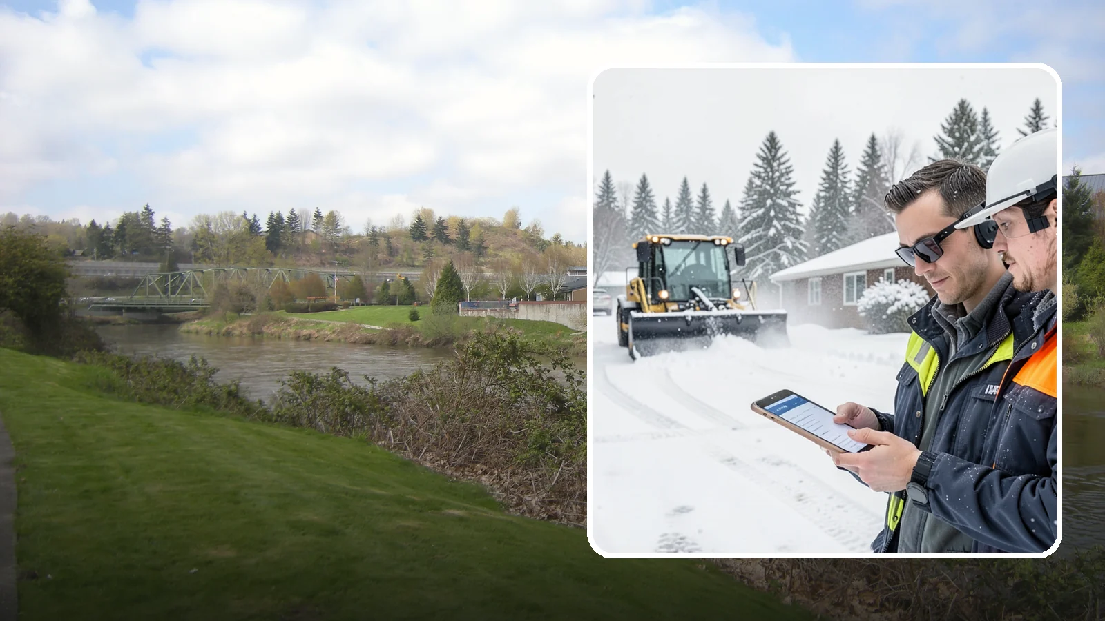Pay-Per-Event Snow Removal in Tukwila, King County, WA - An open account that bills you separately for each qualifying snowfall, so your cost tracks the winter's actual weather.
