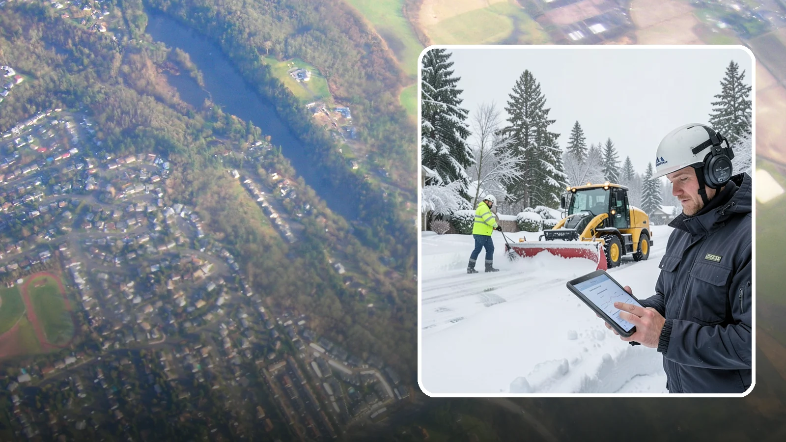 Per-Push Snow Removal in Algona, King County, WA - We bill per-push, charging one flat rate each time we clear your Western Washington property after a snow event.