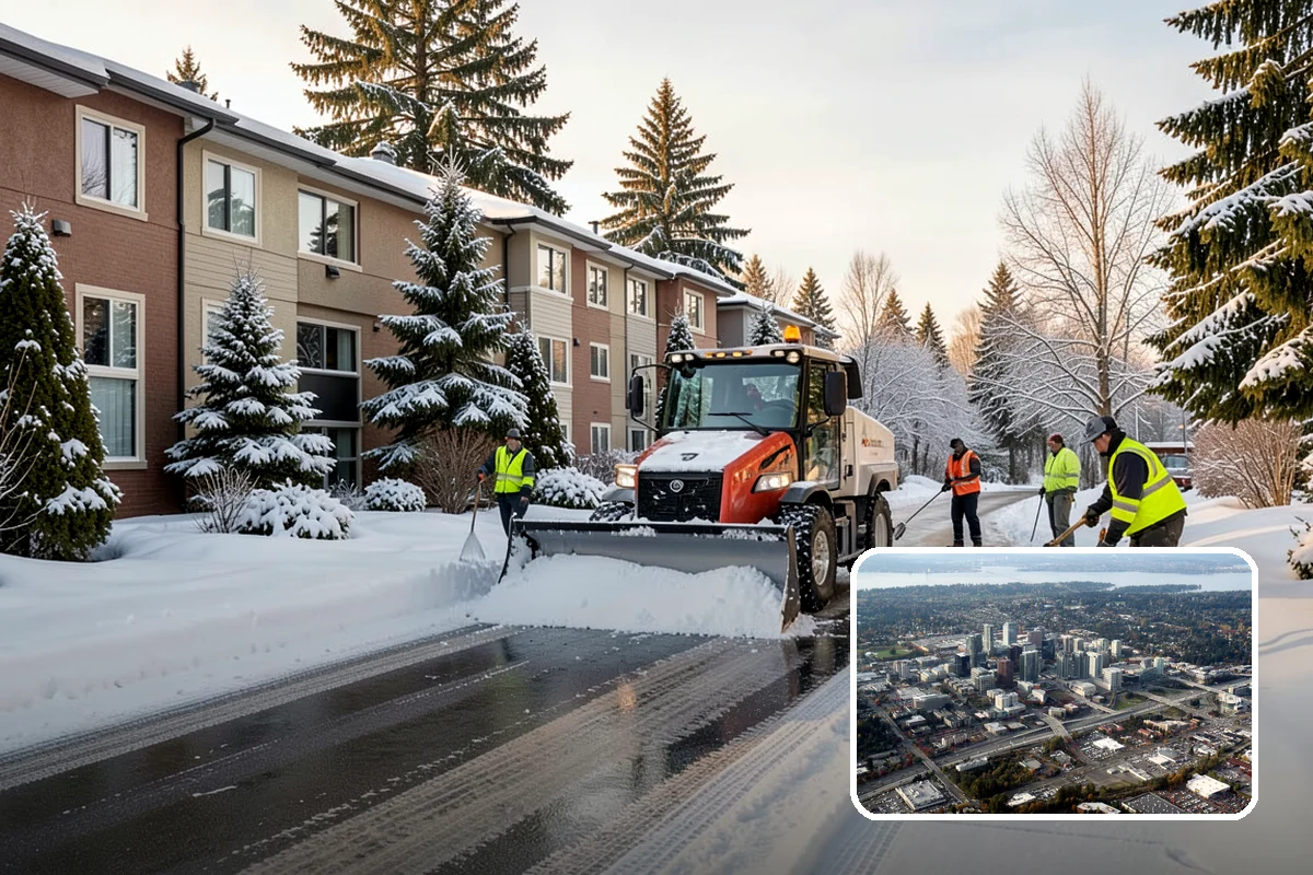 Per-Push Snow Removal in Bellevue, King County, WA - Pays only for storms that actually occur
