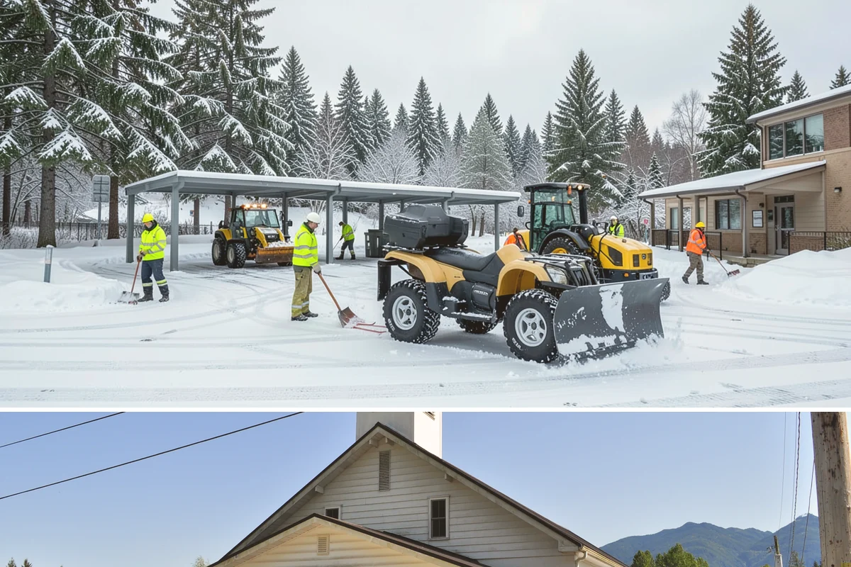 Per-Push Snow Removal in Concrete, Skagit County, WA - Available all winter and billed only when a qualifying snow event lands.