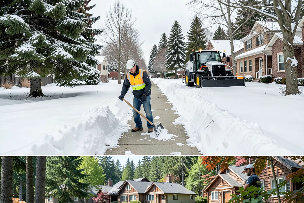 Per-Push Snow Removal in Edgewood, Pierce County, WA - Available all winter and billed only when a qualifying snow event lands.