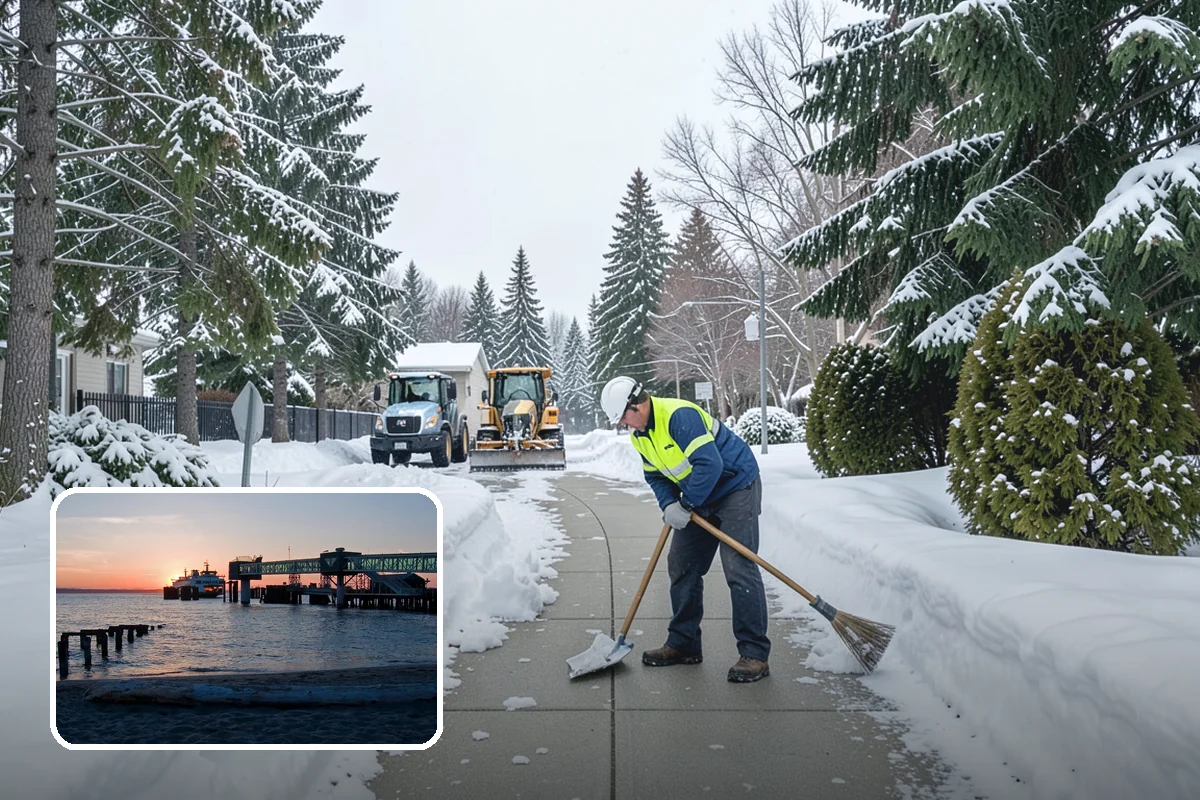 Per-Push Snow Removal in Edmonds, Snohomish County, WA - Pays only for storms that actually occur