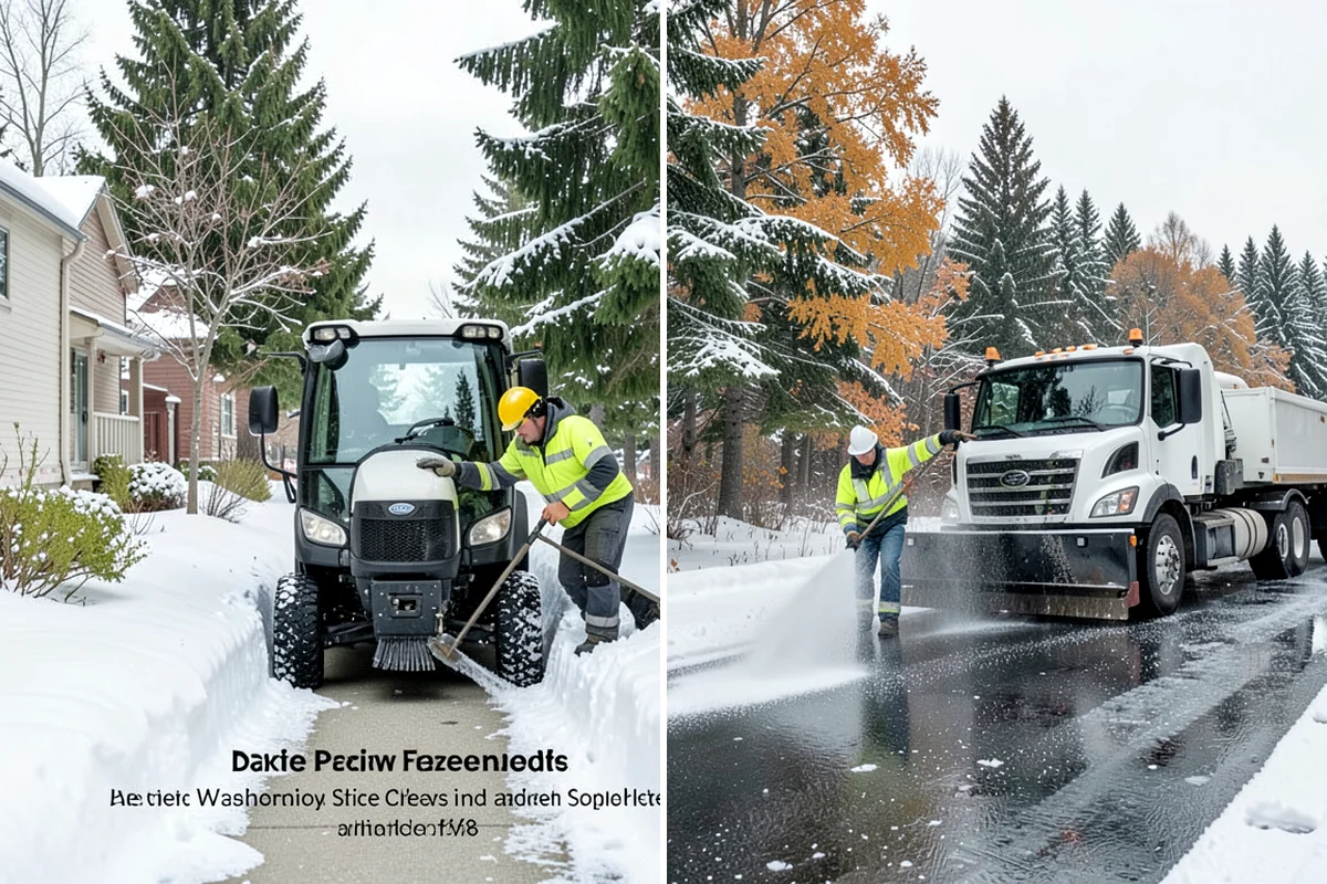 Per-Push Snow Removal in Enumclaw, King County, WA - Set the trigger depth and push rate up front