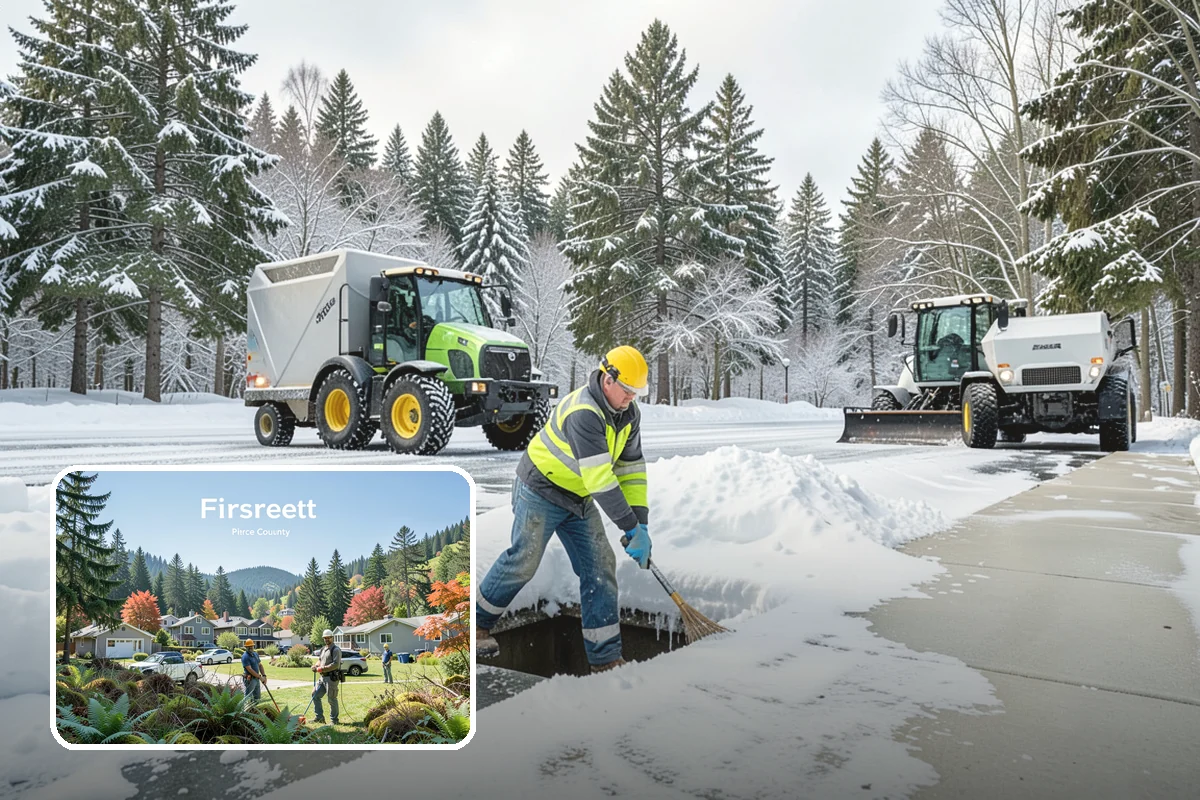 Per-Push Snow Removal in Fircrest, Pierce County, WA - Pays only for storms that actually occur