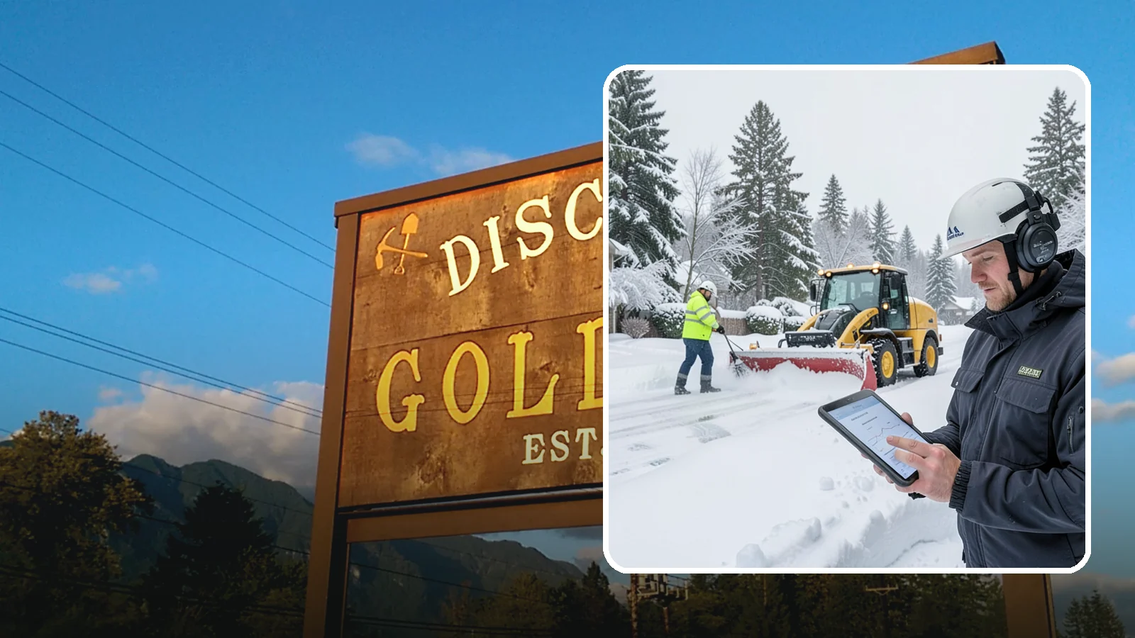 Per-Push Snow Removal in Gold Bar, Snohomish County, WA - We bill per-push, charging one flat rate each time we clear your Western Washington property after a snow event.