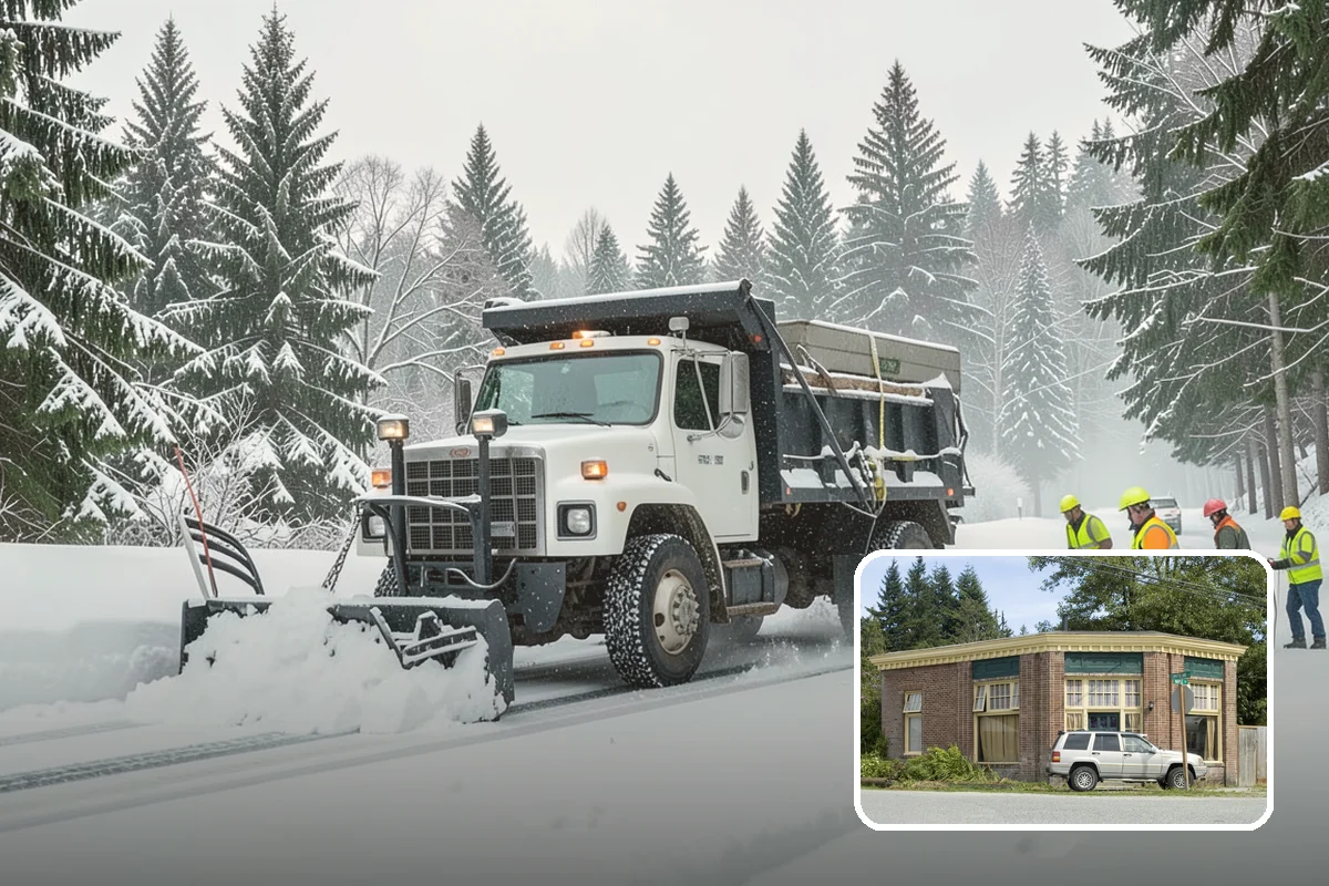 Per-Push Snow Removal in Hamilton, Skagit County, WA - Pays only for storms that actually occur