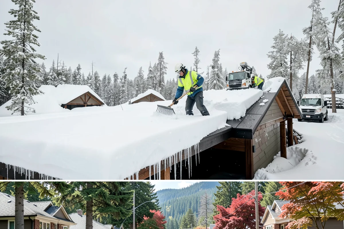 Per-Push Snow Removal in Hunts Point, King County, WA - Available all winter and billed only when a qualifying snow event lands.