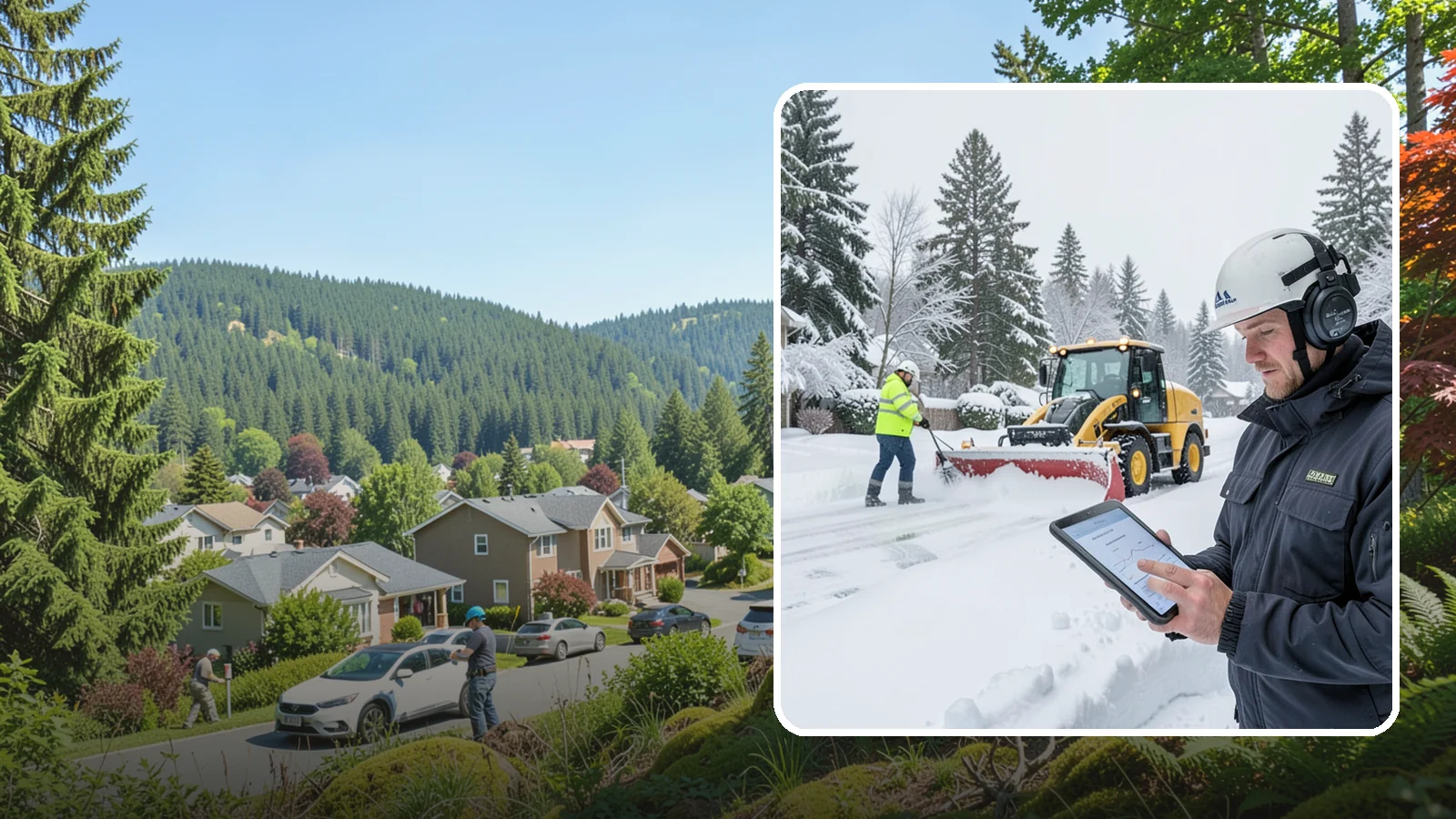 Per-Push Snow Removal in Index, Snohomish County, WA - We bill per-push, charging one flat rate each time we clear your Western Washington property after a snow event.