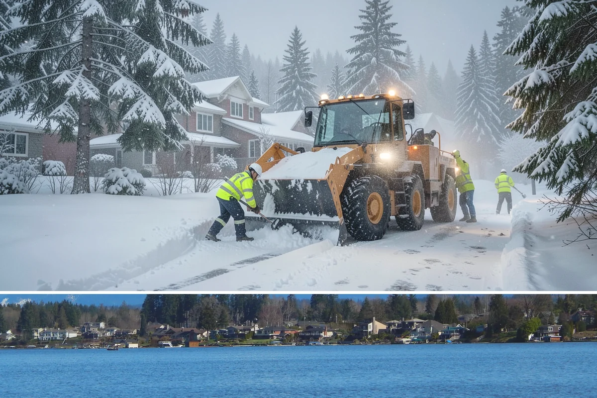 Per-Push Snow Removal in Lake Stevens, Snohomish County, WA - Available all winter and billed only when a qualifying snow event lands.