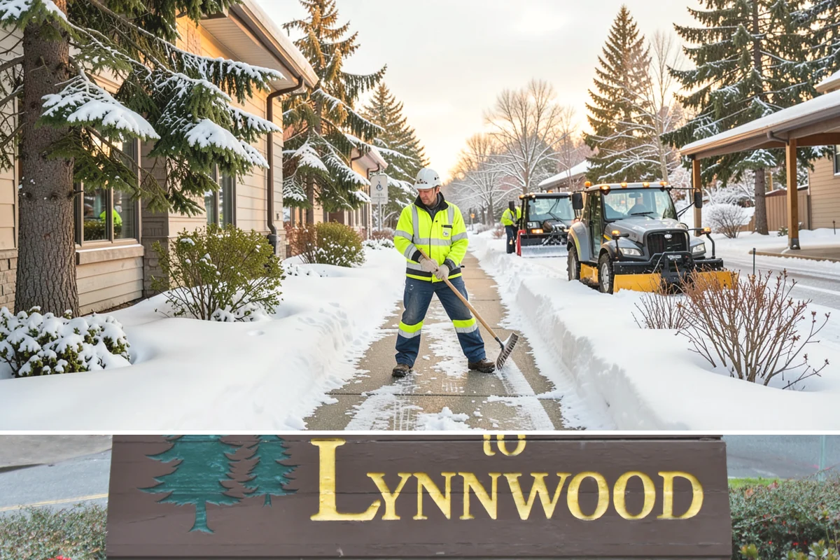 Per-Push Snow Removal in Lynnwood, Snohomish County, WA - Available all winter and billed only when a qualifying snow event lands.
