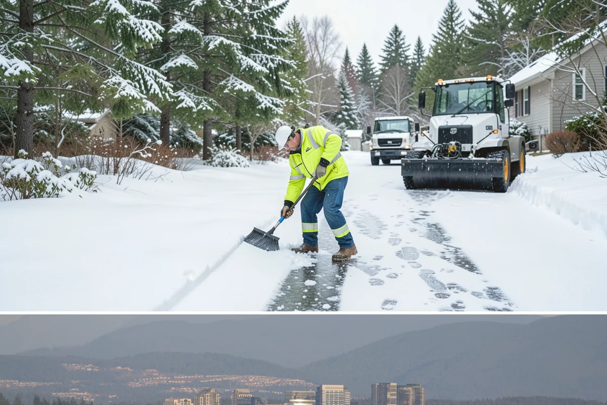 Per-Push Snow Removal in Medina, King County, WA - Available all winter and billed only when a qualifying snow event lands.