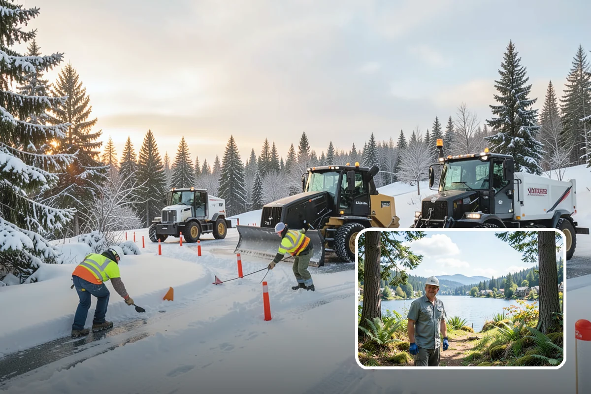 Per-Push Snow Removal in Milton, King County, WA - Pays only for storms that actually occur