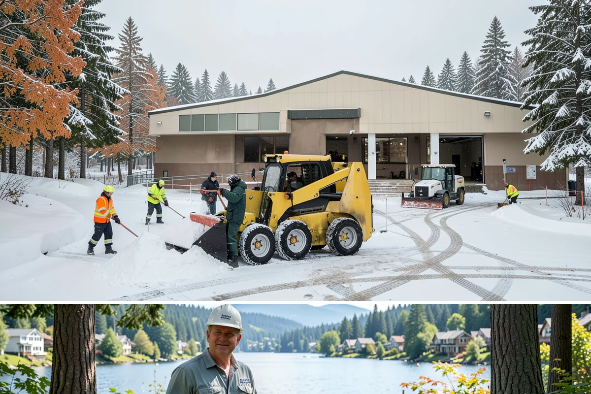 Per-Push Snow Removal in Milton, King County, WA - Available all winter and billed only when a qualifying snow event lands.
