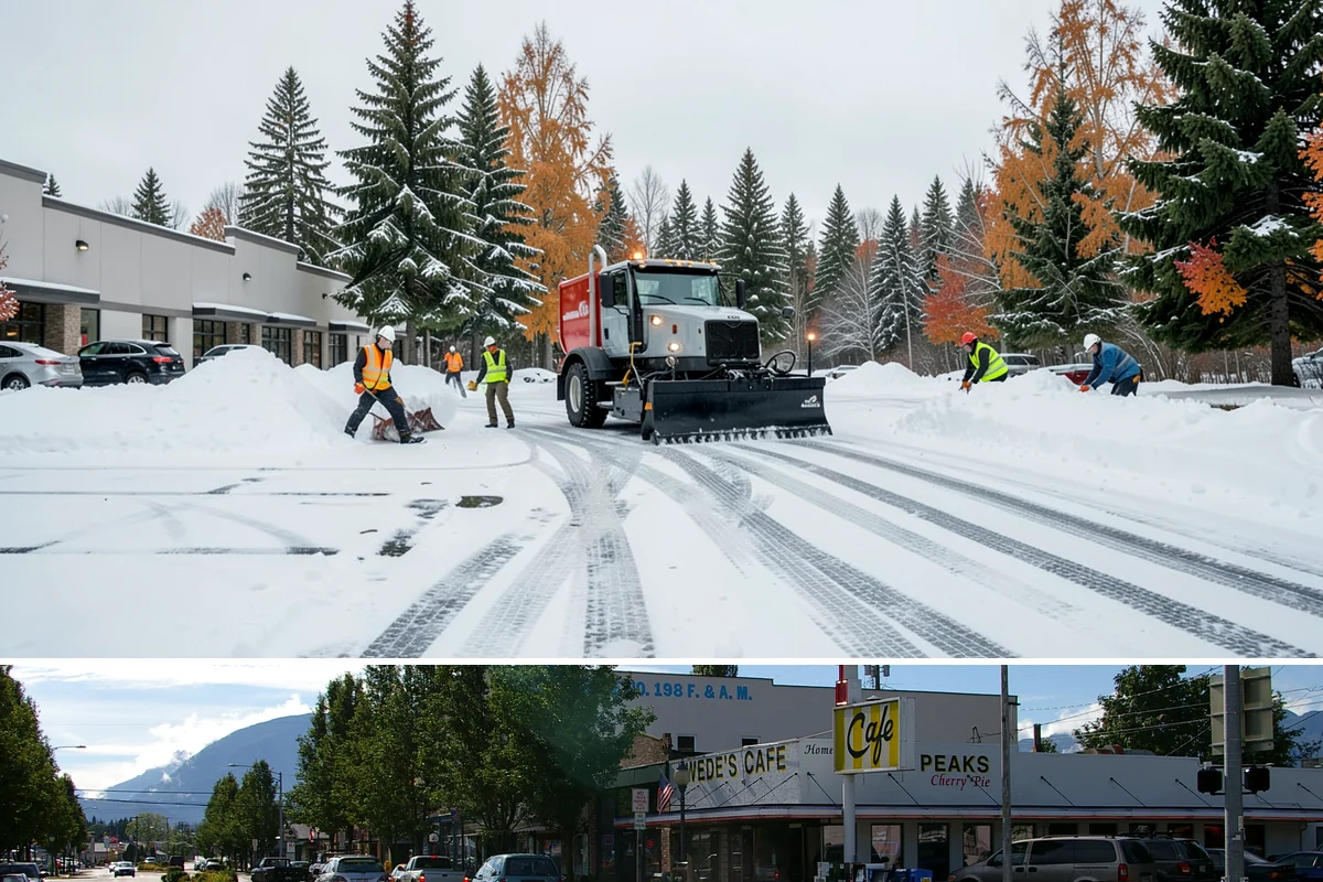 Per-Push Snow Removal in North Bend, King County, WA - Available all winter and billed only when a qualifying snow event lands.