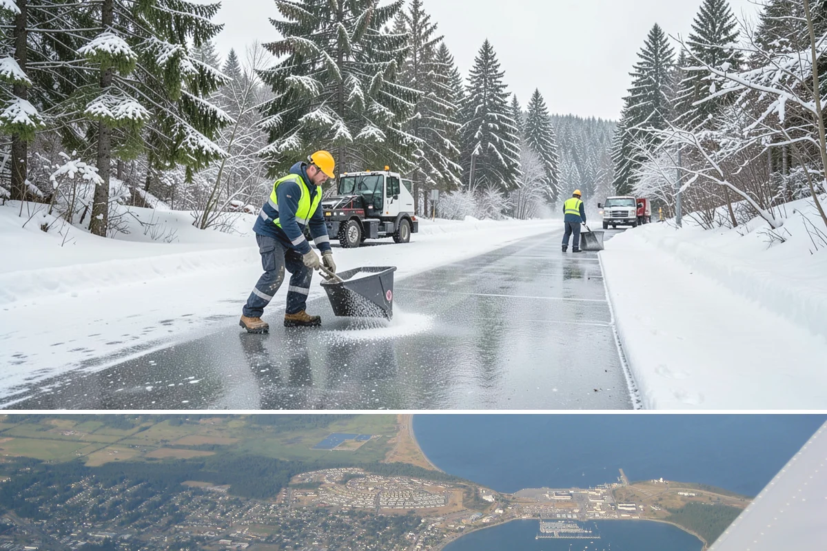 Per-Push Snow Removal in Oak Harbor, Island County, WA - Available all winter and billed only when a qualifying snow event lands.