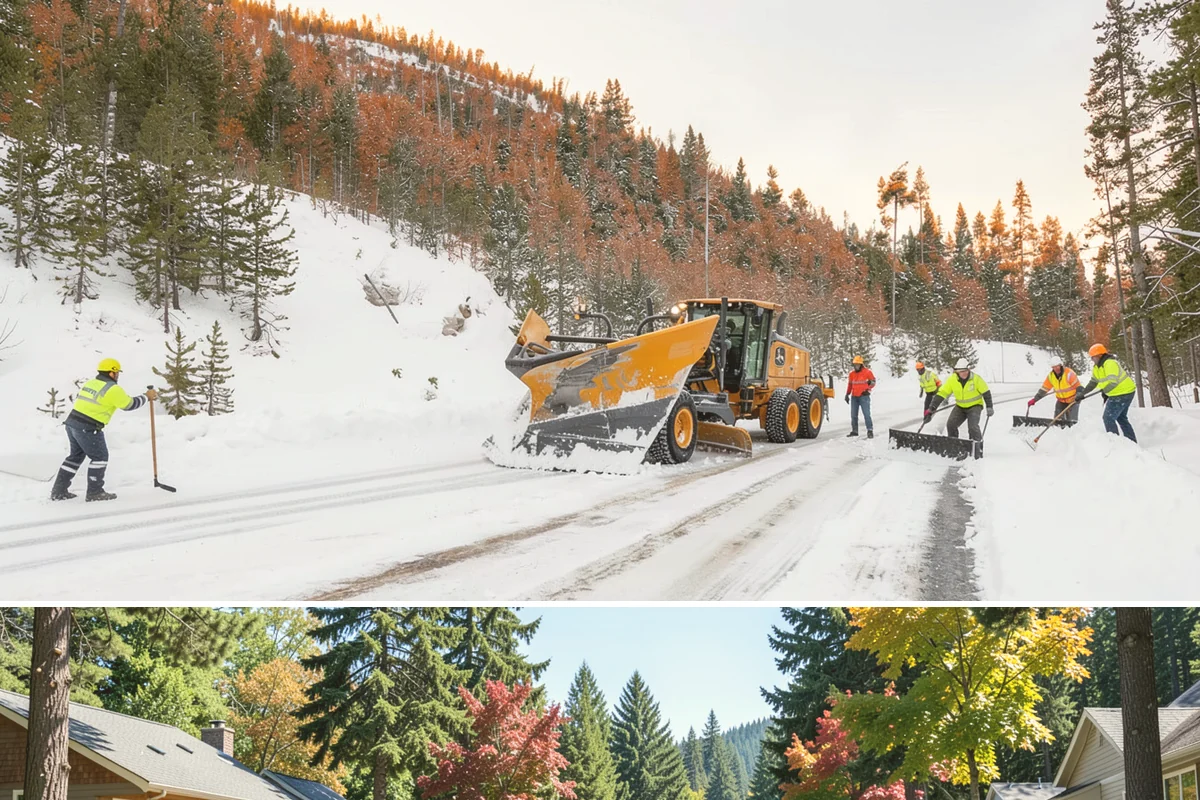 Per-Push Snow Removal in Orting, Pierce County, WA - Available all winter and billed only when a qualifying snow event lands.