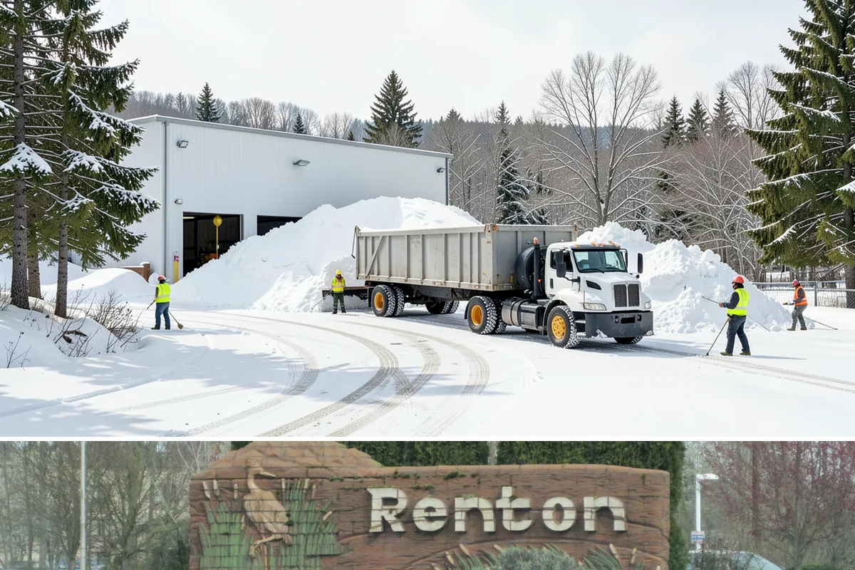 Per-Push Snow Removal in Renton, King County, WA - Available all winter and billed only when a qualifying snow event lands.