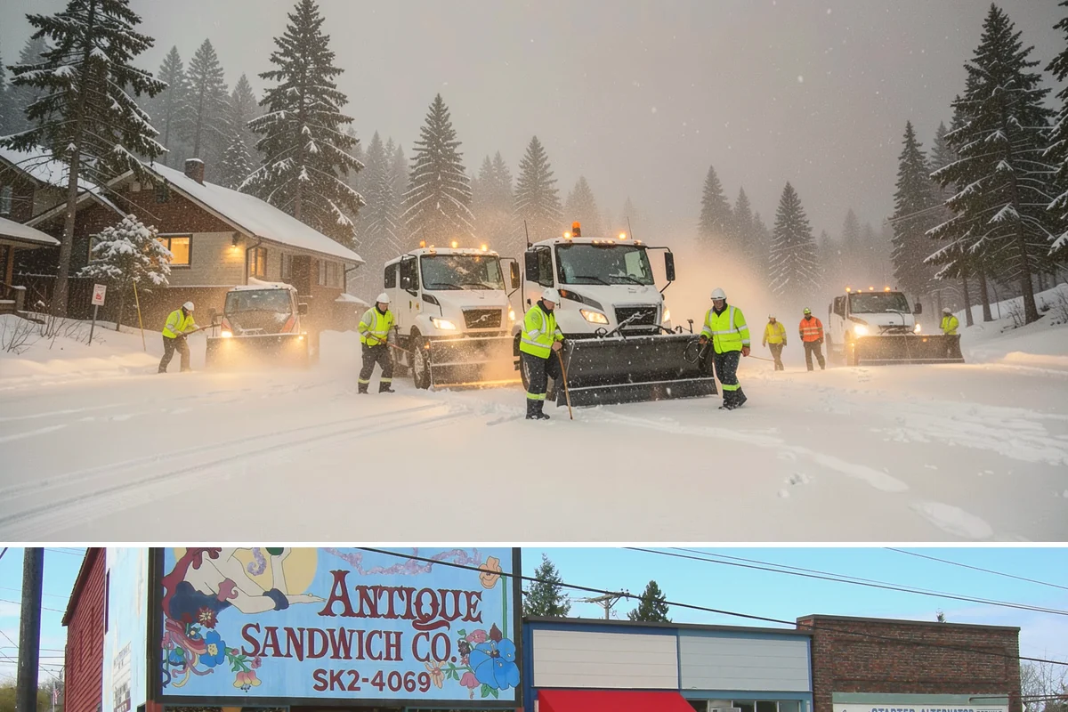 Per-Push Snow Removal in Ruston, Pierce County, WA - Available all winter and billed only when a qualifying snow event lands.