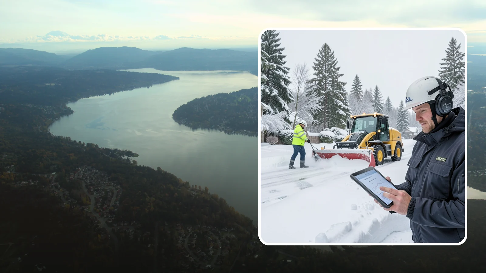 Per-Push Snow Removal in Sammamish, King County, WA - We bill per-push, charging one flat rate each time we clear your Western Washington property after a snow event.