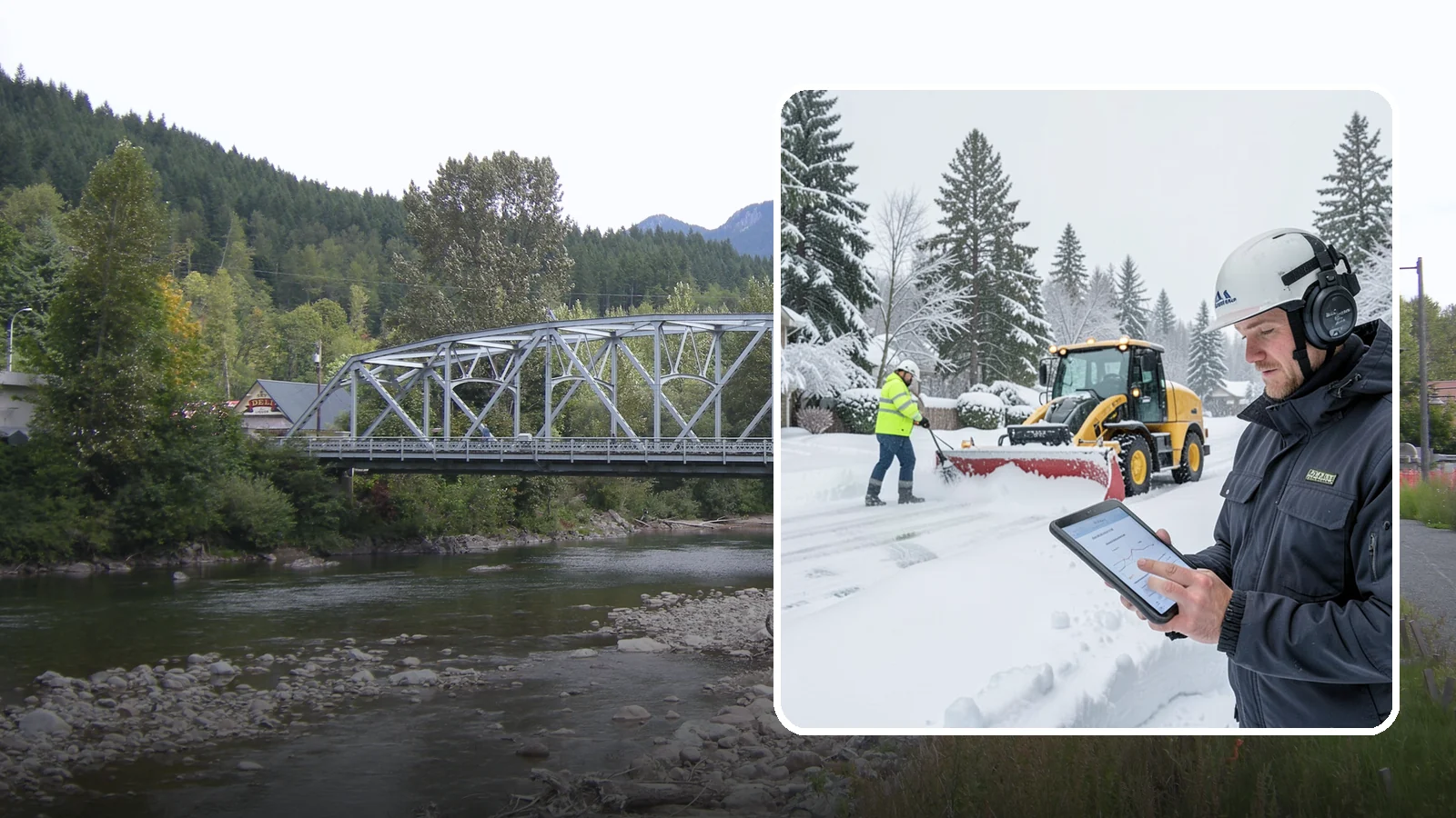 Per-Push Snow Removal in Skykomish, King County, WA - We bill per-push, charging one flat rate each time we clear your Western Washington property after a snow event.