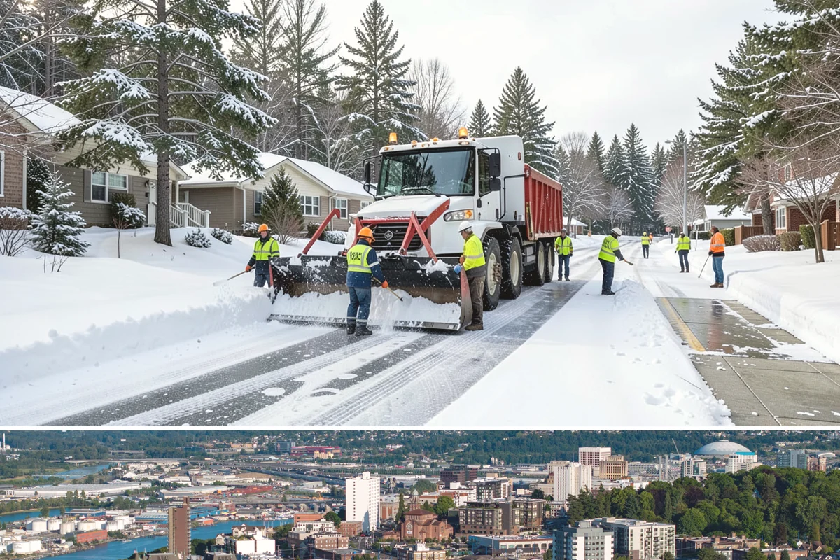 Per-Push Snow Removal in Tacoma, Pierce County, WA - Available all winter and billed only when a qualifying snow event lands.