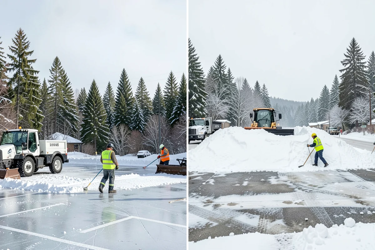 Per-Visit Snow Removal in Arlington, Snohomish County, WA - Agree on a per-visit rate and thresholds
