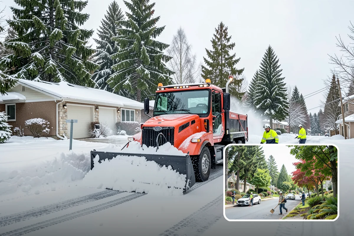 Per-Visit Snow Removal in Beaux Arts Village, King County, WA - Reflects each trip during long storms