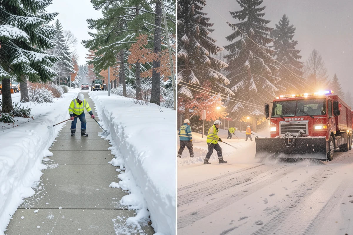 Per-Visit Snow Removal in Beaux Arts Village, King County, WA - Agree on a per-visit rate and thresholds