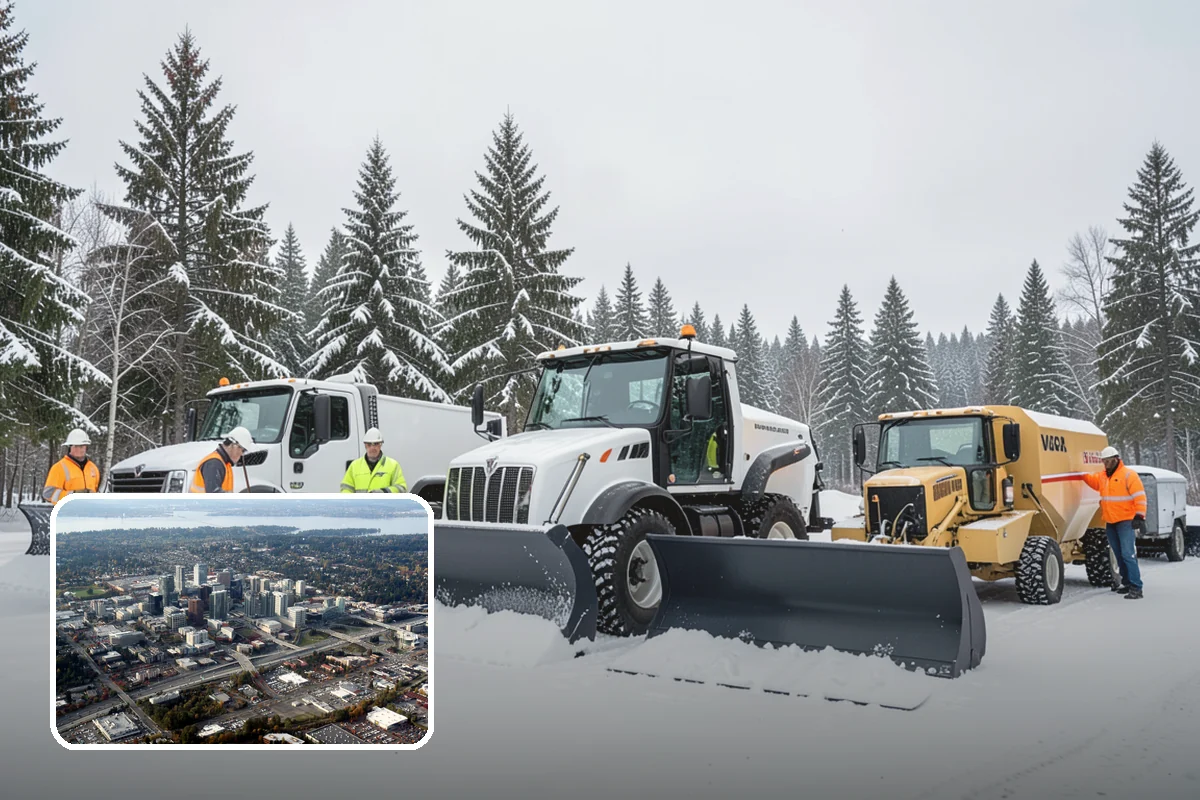 Per-Visit Snow Removal in Bellevue, King County, WA - Reflects each trip during long storms