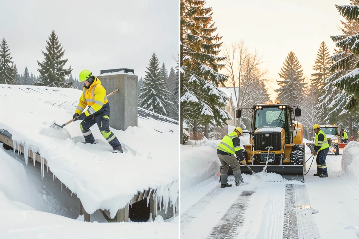 Per-Visit Snow Removal in Bellevue, King County, WA - Agree on a per-visit rate and thresholds