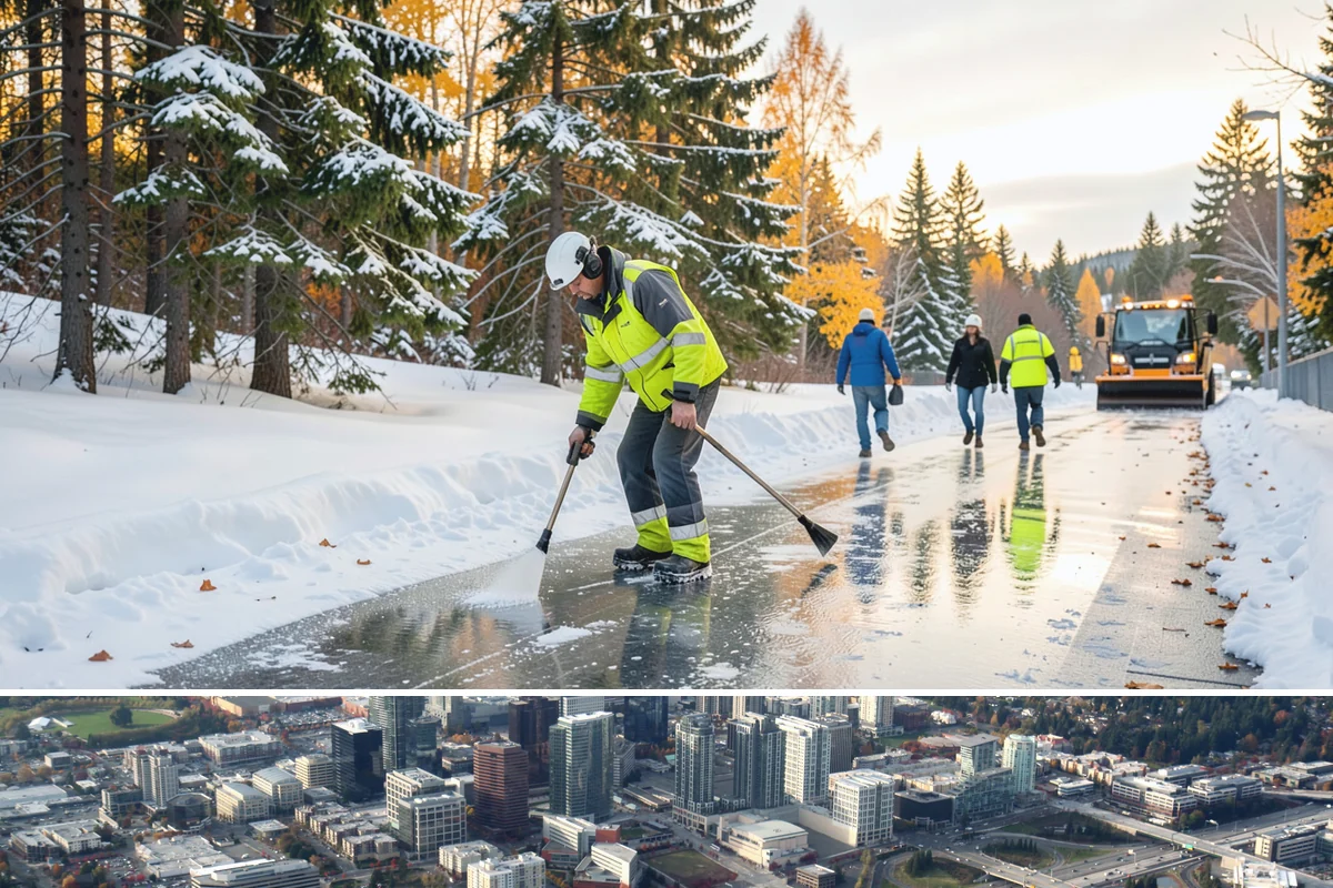 Per-Visit Snow Removal in Bellevue, King County, WA - Used throughout winter and especially during multi-day systems that demand repeated clearings.