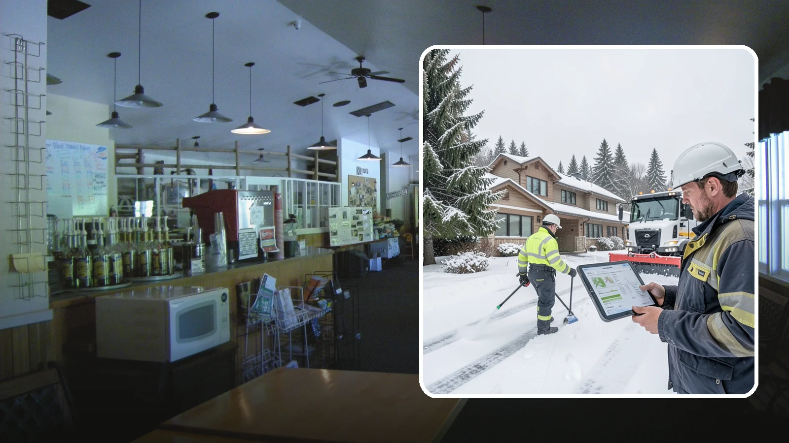 Per-Visit Snow Removal in Black Diamond, King County, WA - We charge per visit, billing each individual trip we make to clear your Western Washington property during a storm.