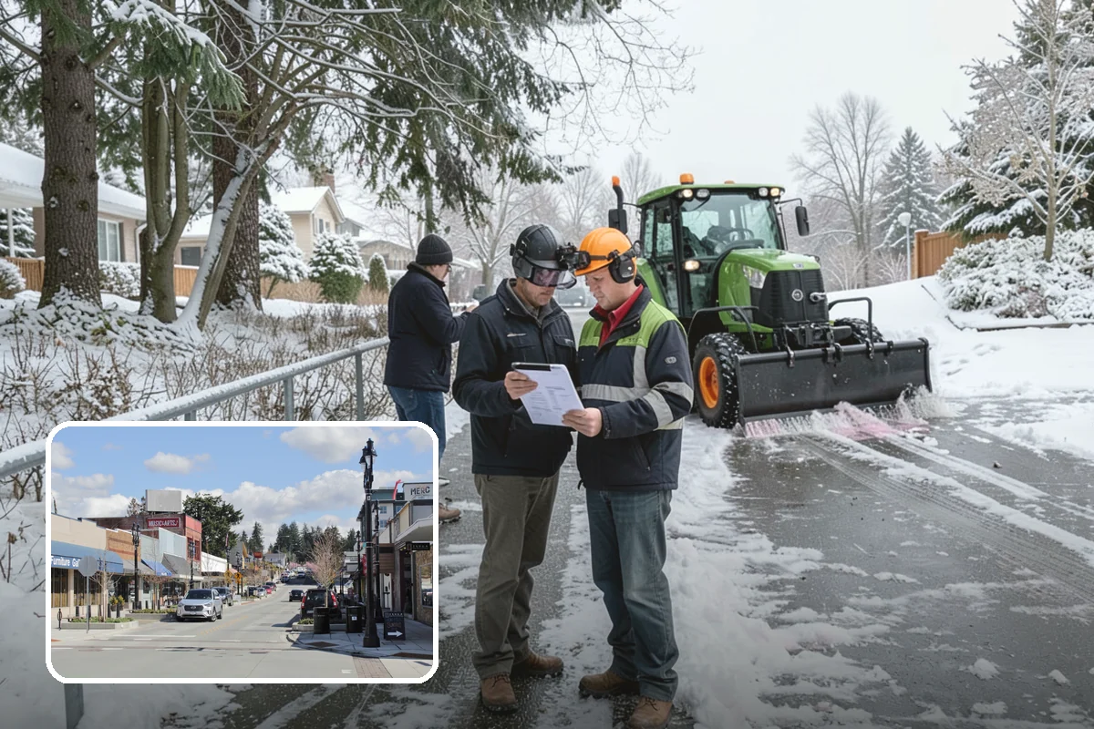 Per-Visit Snow Removal in Bothell, King County, WA - Reflects each trip during long storms