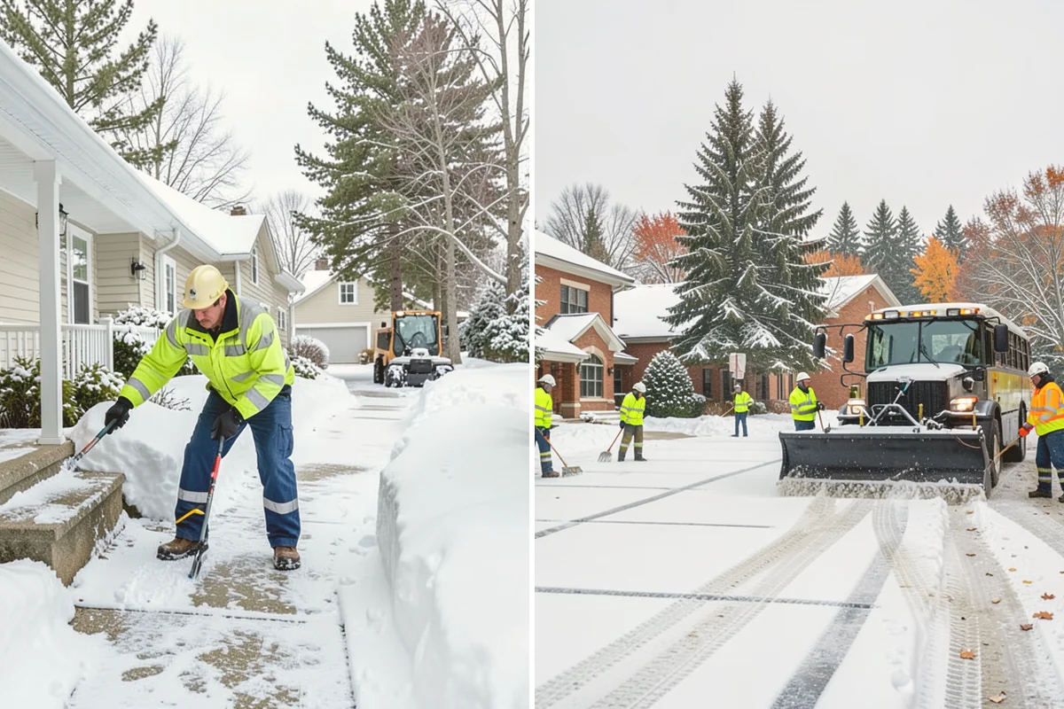 Per-Visit Snow Removal in Brier, Snohomish County, WA - Agree on a per-visit rate and thresholds