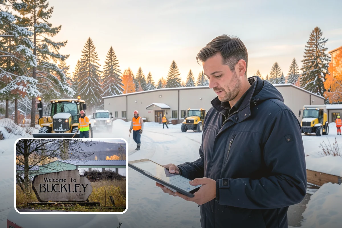 Per-Visit Snow Removal in Buckley, Pierce County, WA - Reflects each trip during long storms