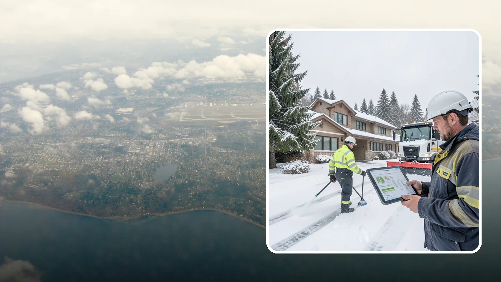 Per-Visit Snow Removal in Burien, King County, WA - We charge per visit, billing each individual trip we make to clear your Western Washington property during a storm.