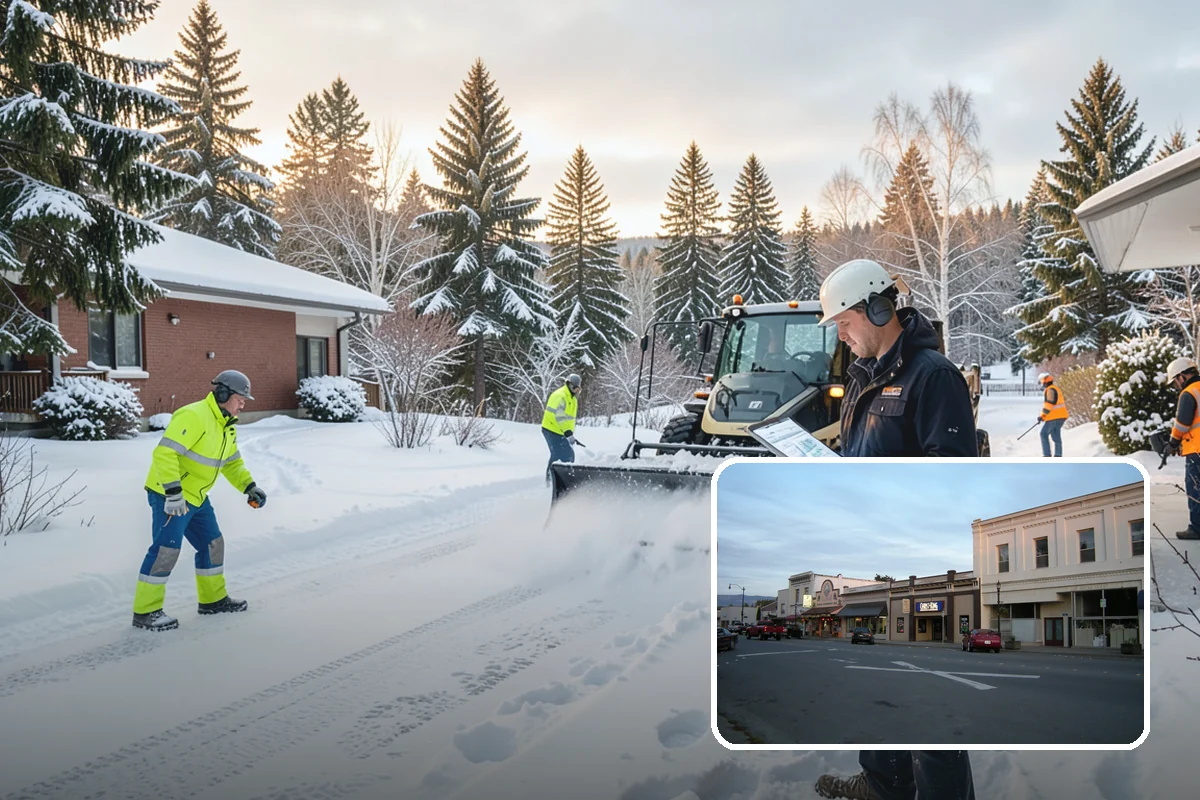 Per-Visit Snow Removal in Burlington, Skagit County, WA - Reflects each trip during long storms