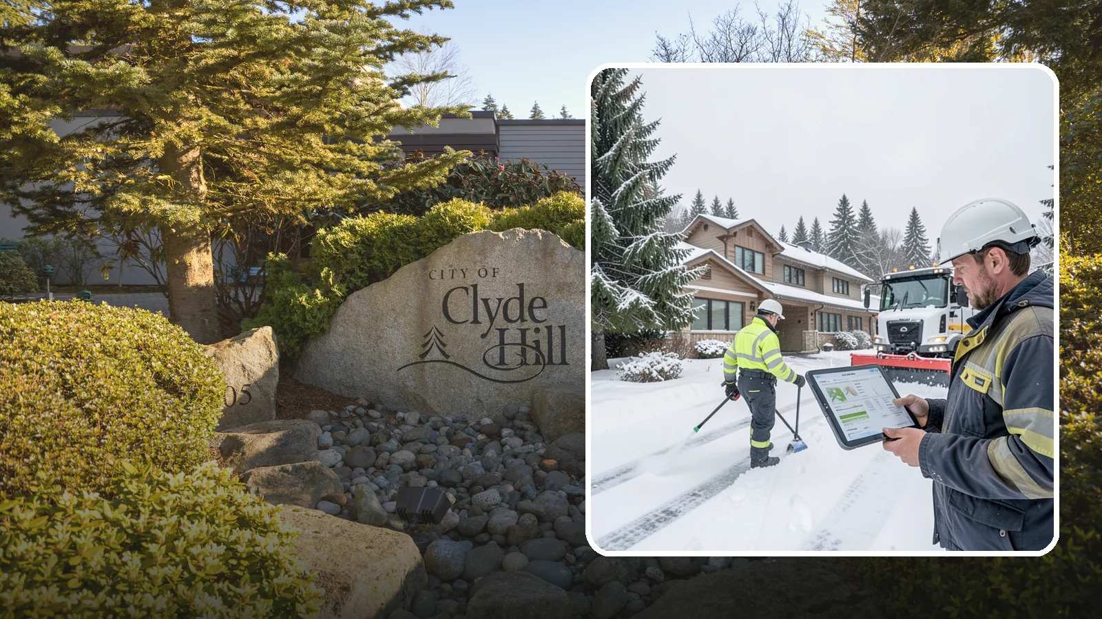 Per-Visit Snow Removal in Clyde Hill, King County, WA - We charge per visit, billing each individual trip we make to clear your Western Washington property during a storm.
