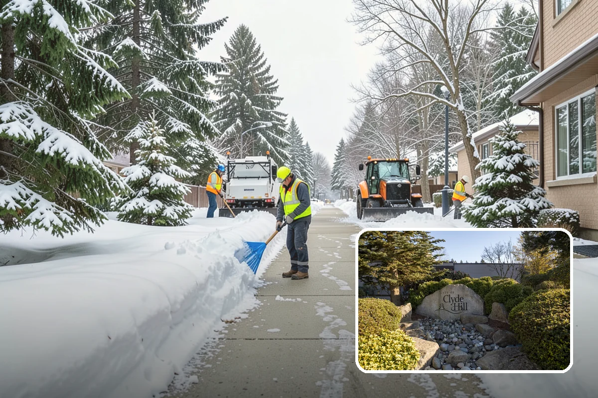 Per-Visit Snow Removal in Clyde Hill, King County, WA - Reflects each trip during long storms